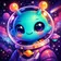 Colorful abstract geometric avatar with vibrant shapes and patterns creating a friendly vibe